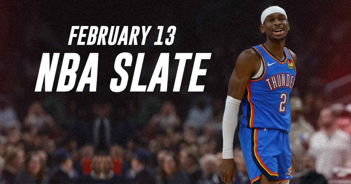 NBA Player Props and Parlays: February 13